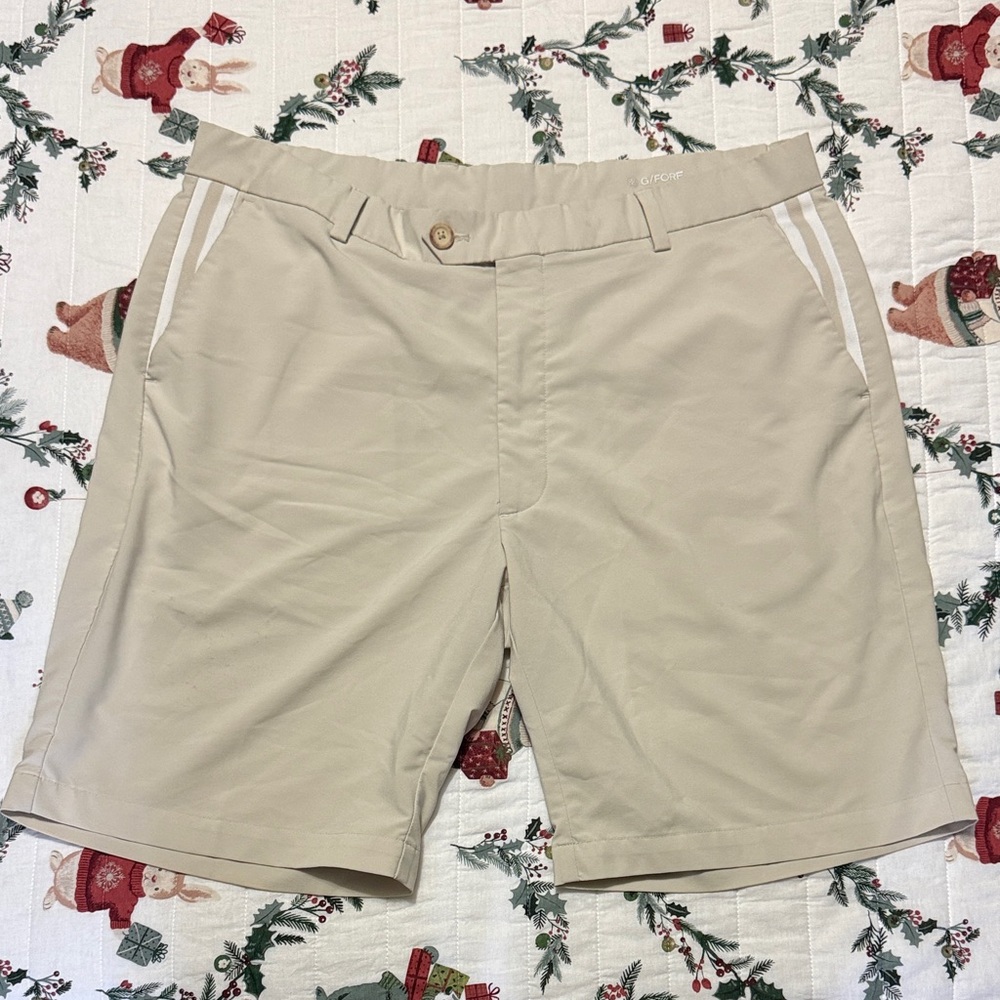 G/FORE Beige Men's Flat Front Shorts